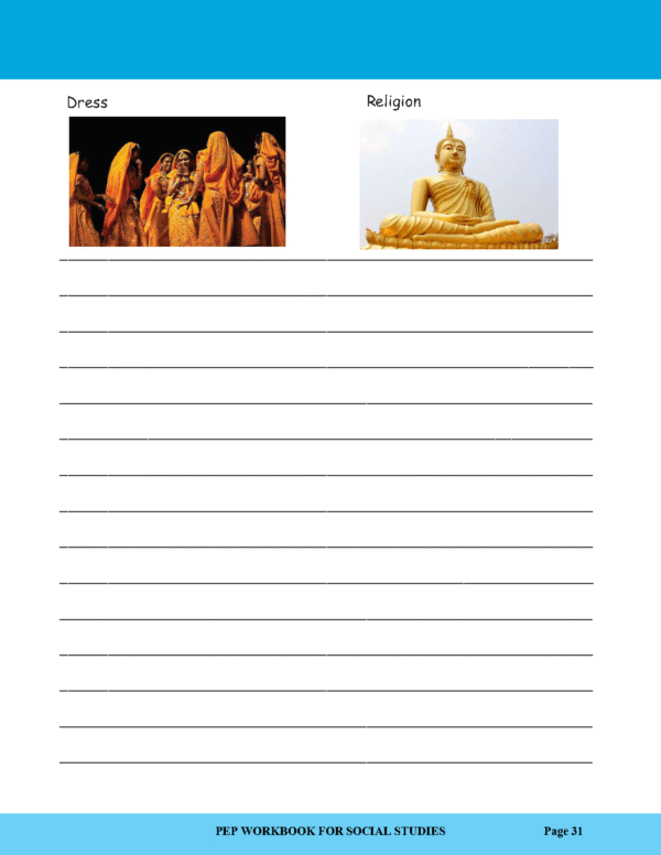 Grade 6 PEP Social Studies workbook - Image 6