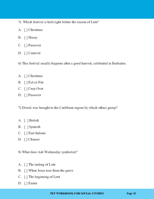 Grade 6 PEP Social Studies workbook - Image 4