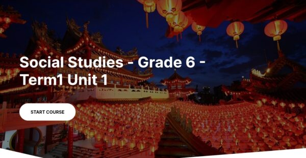Social Studies Term 1 Unit 1 Course
