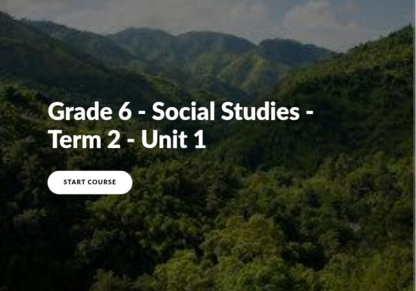 PEP Social Studies Term 2 Unit 1 Course