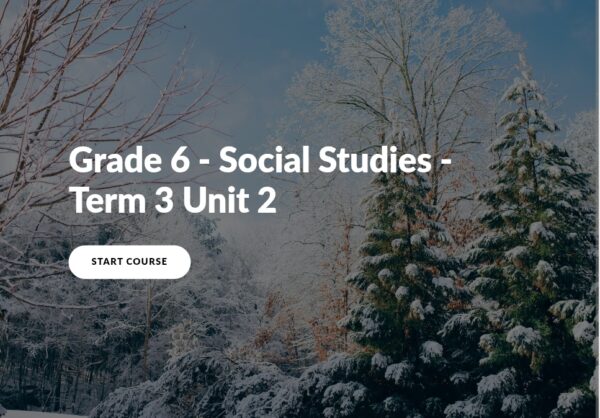 PEP Social Studies Term 3 Unit 2 Course