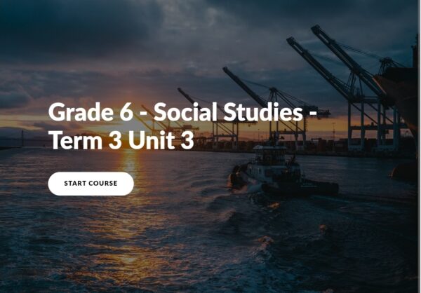 PEP Social Studies Term 3 Unit 3 Course